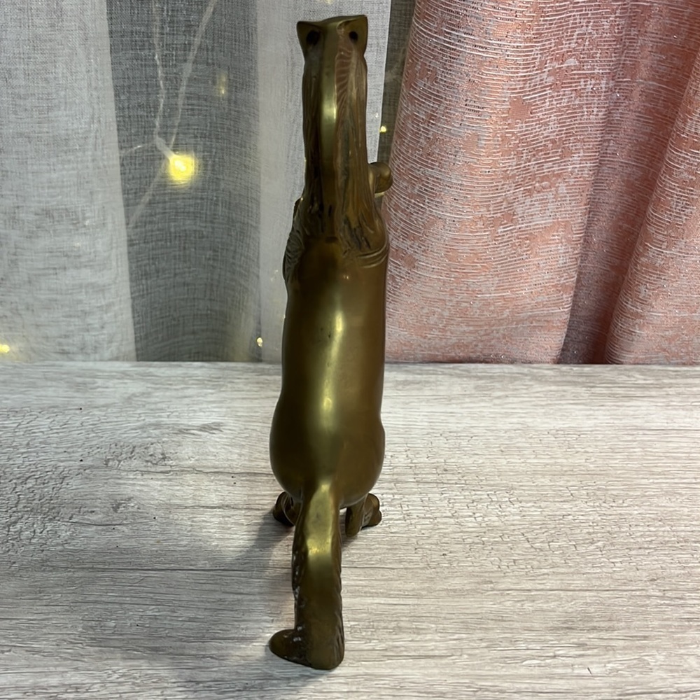 Brass Rearing Horse - Picture 5 of 8
